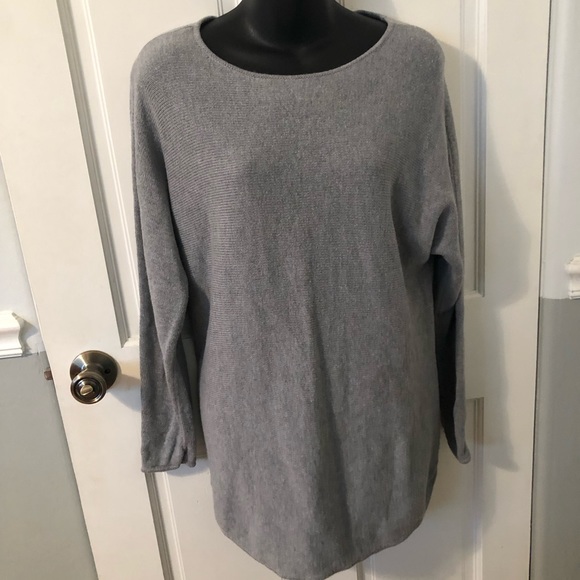 Michael Kors Sweaters - Michael Kors women’s gray sweater size medium 29 inches from shoulder to bottom.